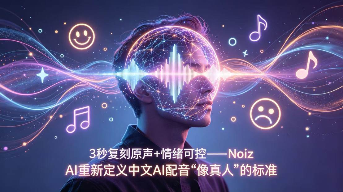 Noiz AI 重新定义中文 AI 配音"像真人"的标准