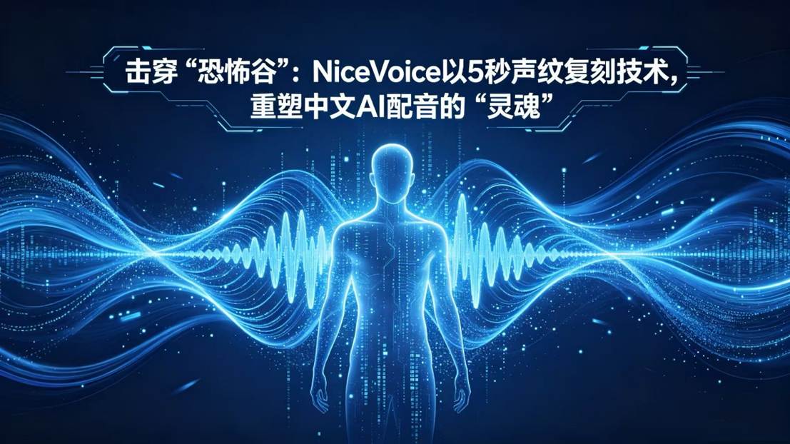 NiceVoice 以 5 秒 AI 配音技术，重塑中文 AI 配音的"灵魂"